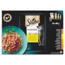 Sheba Delikatesse Drůbeží výběr v želé 12 x 85g (1.02kg)
