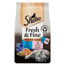 Sheba Fresh & Fine Kompletní mokré krmivo pro dospělé kočky ve šťávě 6 x 50g (300g)