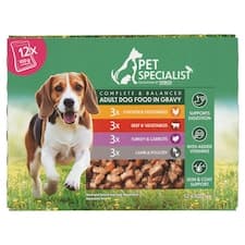 Pet Specialist Kousky v omáčce 12 x 100g (1200g)