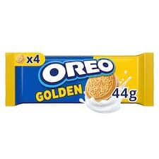 Oreo sušenky Golden s náplní s vanilkovou příchutí 44g