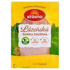 Krásno Lázeňská šunka zauzená krájená 100g