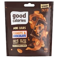 Good Calories Datlová tyčinka s arašídy a čokoládou 6 x 18g (108g)