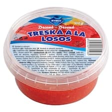 Rybex Drcená treska à la losos 100g