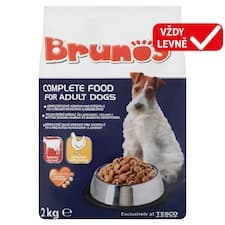 Brunos Kompletní suché krmivo pro dospělé psy s příchutí hovězího a drůbežího 2kg