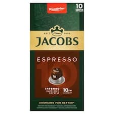 Jacobs Espresso Intenso pražená mletá káva v kapslích 52g