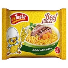 InTaste Instantní nudlová polévka s hovězí příchutí 65g