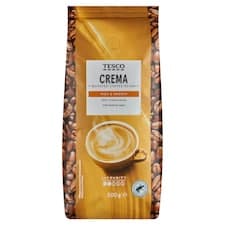 Crema pražená zrnková káva 500g