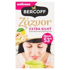 Bercoff Klember Wellness Zázvor extra silný aromatizovaný bylinný čaj 20 x 2g