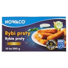 Nowaco Premium nemleté rybí prsty 10 ks 250g