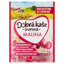 Bona Vita Dobrá kaše Ovesná malina 55g