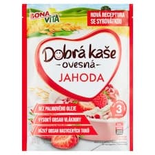 Bona Vita Dobrá kaše Ovesná jahoda 55g