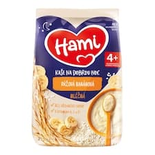 HAMI Mléčná kaše rýžová banánová na dobrou noc 210g