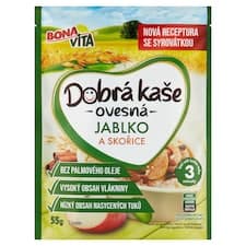 Bona Vita Dobrá kaše Ovesná jablko a skořice 55g