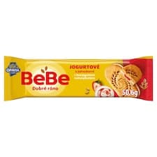 Opavia sušenky BeBe Dobré Ráno s jogurtem a jahodami 50,6g