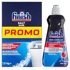 Finish Regular leštidlo 400ml + sůl do myčky 1,5kg