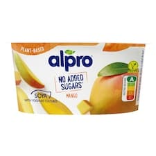 Alpro sójový fermentovaný výrobek bez přidaného cukru Mango 135g