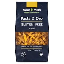 Sam Mills Fusilli 100% kukuřičné těstoviny bez lepku 500g