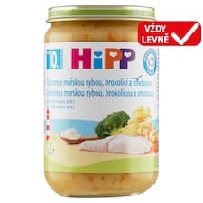 HiPP Těstoviny s mořskou rybou brokolicí a smetanou 220g