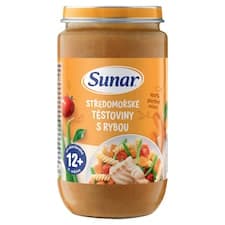 Sunar příkrm středomořské těstoviny s rybou 12m+, 235g