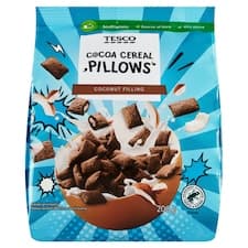 Kakaové cereální polštářky s kokosovou náplní 200g