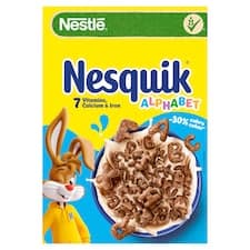 Nestlé NESQUIK Alphabet snídaňové cereálie 325g