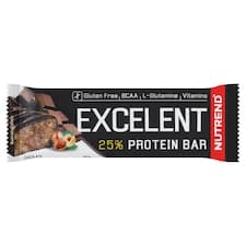 Nutrend Excelent Protein Bar příchuť čokoládová s oříšky 40g