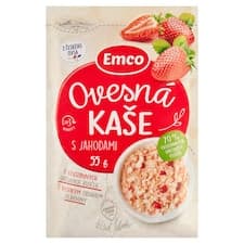 Emco Ovesná kaše s jahodami 55g