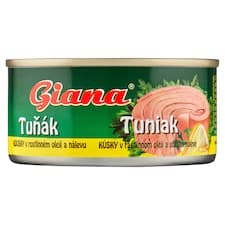 Giana Tuňák kousky v rostlinném oleji a nálevu 170g