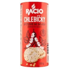 Racio Chlebíčky rýžové se sójou 130g