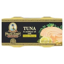 Franz Josef Kaiser Exclusive Tuňák ve slunečnicovém oleji s příchutí citronu 2 x 80g (160g)