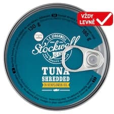Stockwell & Co. Tuňák drcený ve slunečnicovém oleji a nálevu 185g