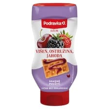 Podravka Džem višeň, ostružina, jahoda 330g
