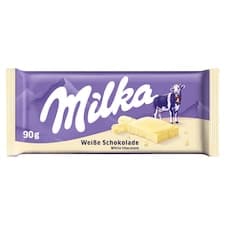 Milka čokoláda bílá 90g