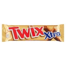 Twix Xtra sušenka s karamelem máčená v mléčné čokoládě 2 x 37,5g