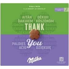 Milka bonboniéra Thank You, kakaová náplň 110g