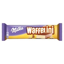 Milka Waffelini oplatka v mléčné čokoládě, mléčná příchuť 31g
