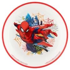 Stor Non Slip Bicolor Premium Spiderman miska