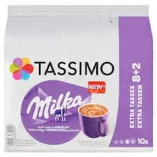 Tassimo Milka Nápoj v prášku s příchutí kakaa 10 x 16g (160g)