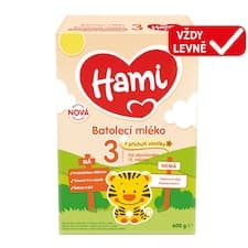 HAMI 3 batolecí mléko s příchutí vanilky 600g