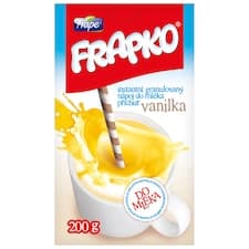 FRAPE FRAPKO instantní granulovaný nápoj do mléka vanilka