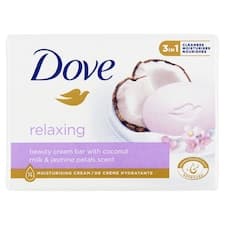 Dove Relaxing Kokosové mléko a jasmín Krémová tableta 90g