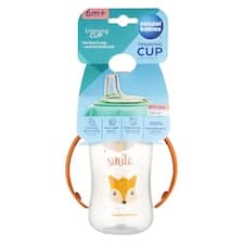 Canpol babies Hrneček tréninkový CUTE ANIMALS se silikonovým pítkem 320ml liška