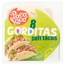 Poco Loco Gorditas pšeničné placky 15cm 8 ks 272g