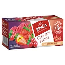 Jemča Červené plody ovocný čaj aromatizovaný 20 x 2g (40g)