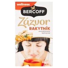 Bercoff Klember Wellness Zázvor rakytník aromatizovaný bylinný čaj 20 x 2g
