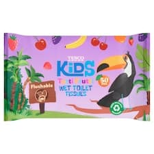 Kids Tutti Frutti vlhčený toaletní papír pro děti 50 ks