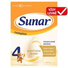 Sunar Complex 4 batolecí mléko 600g