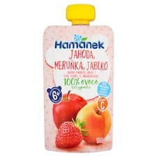 Hamánek Jahoda, meruňka, jablko 100g