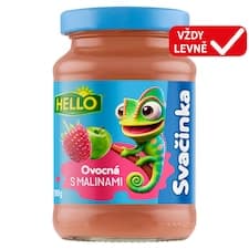 Hello Ovocná svačinka s malinami 190g