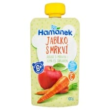 Hamánek Jablko s mrkví 100g